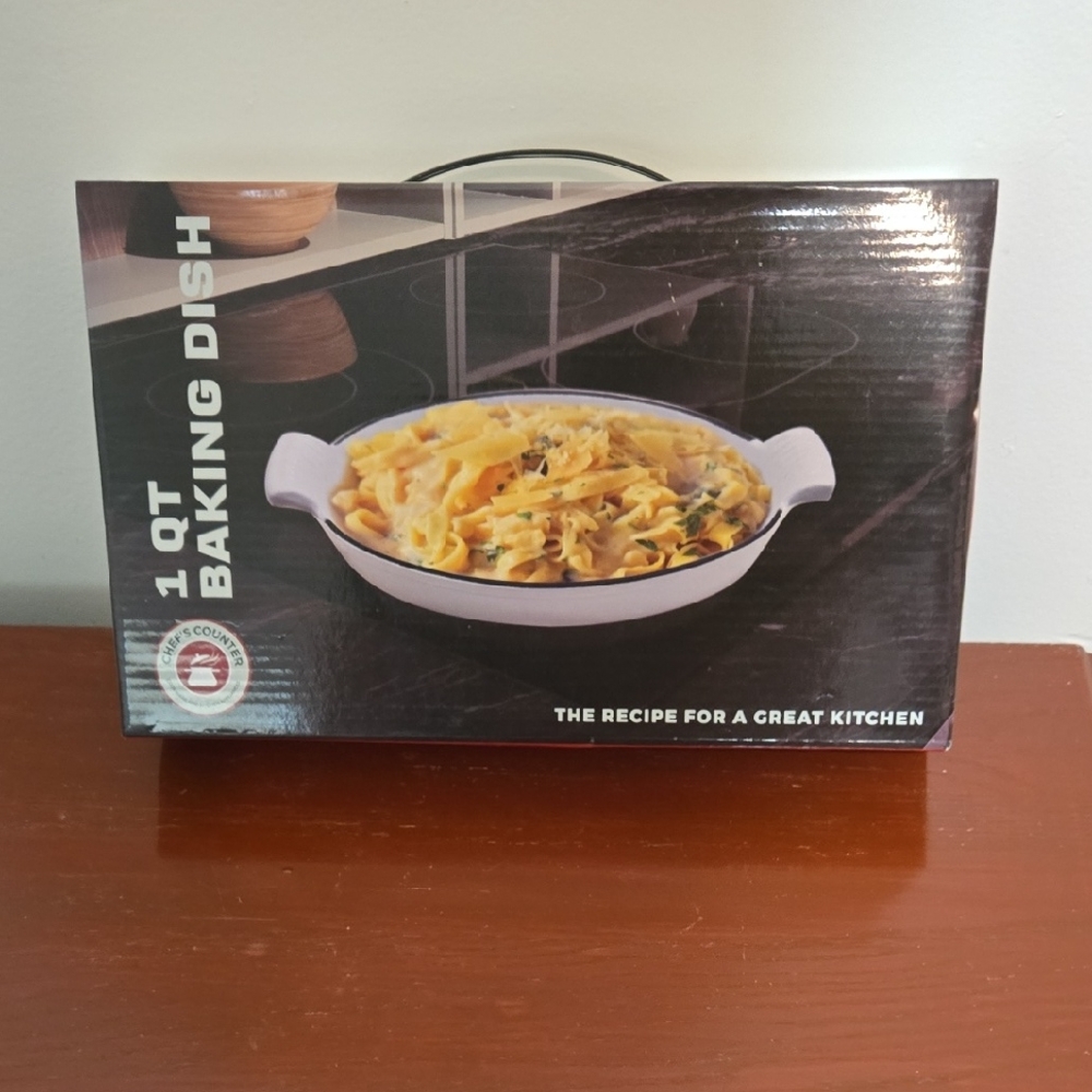 Chef's Counter White Baking Dish